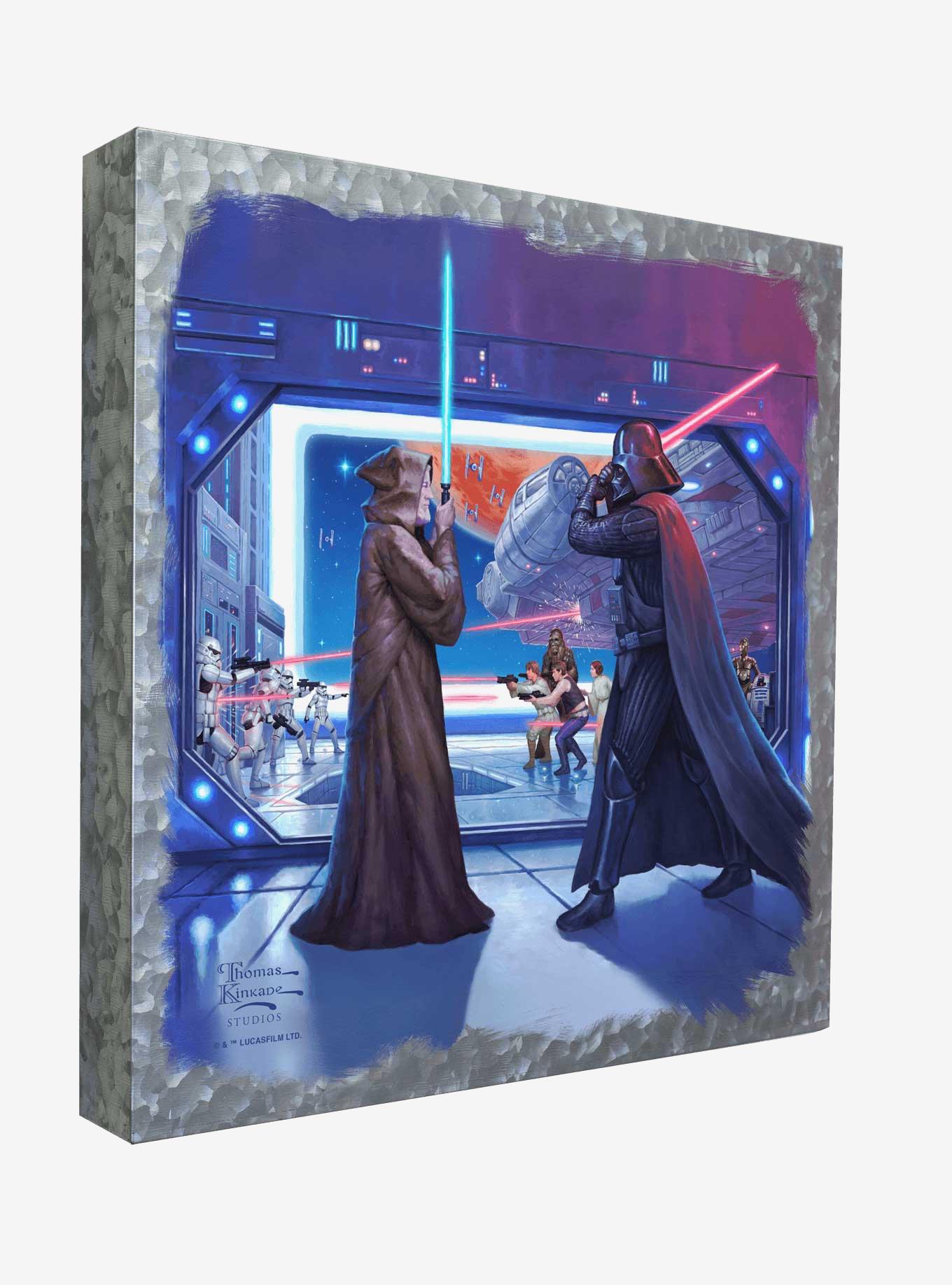 Star Wars Obi-Wan's Final Battle 14" x 14" Metal Box Art, , hi-res
