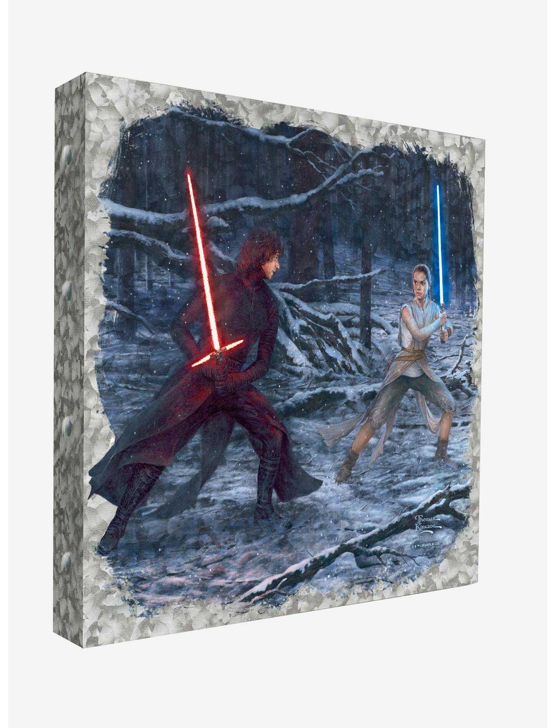 Star Wars The Duel Rey Vs. Ren 14" x 14" Metal Box Art, , hi-res