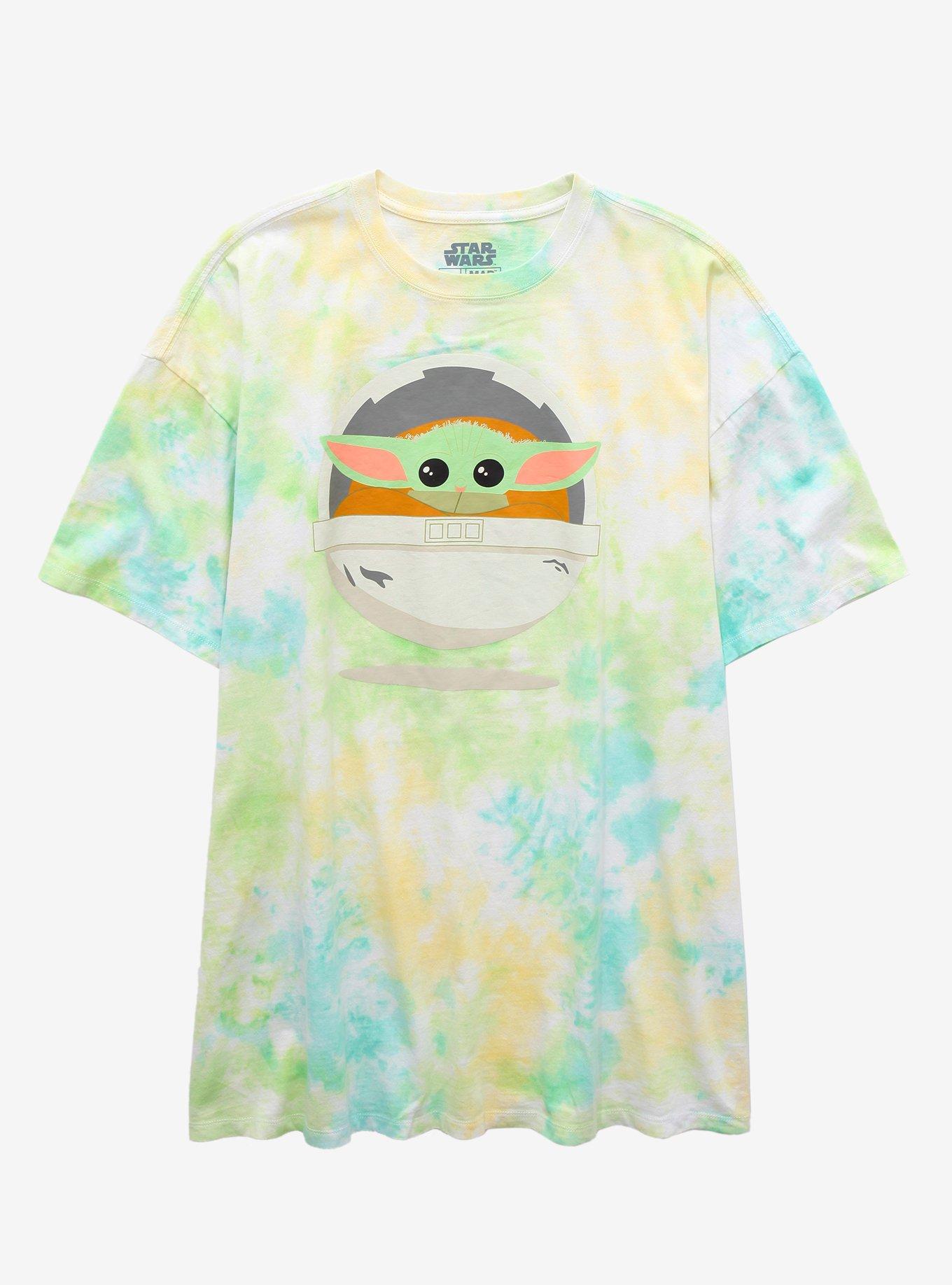 Star Wars The Mandalorian The Child Tie-Dye Girls Dorm Shirt, , hi-res