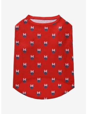Disney Minnie Mouse Icon Allover Print Pet T-Shirt, , hi-res