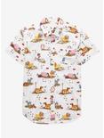 Disney Dogs Woven Button-Up - BoxLunch Exclusive, BEIGE, hi-res