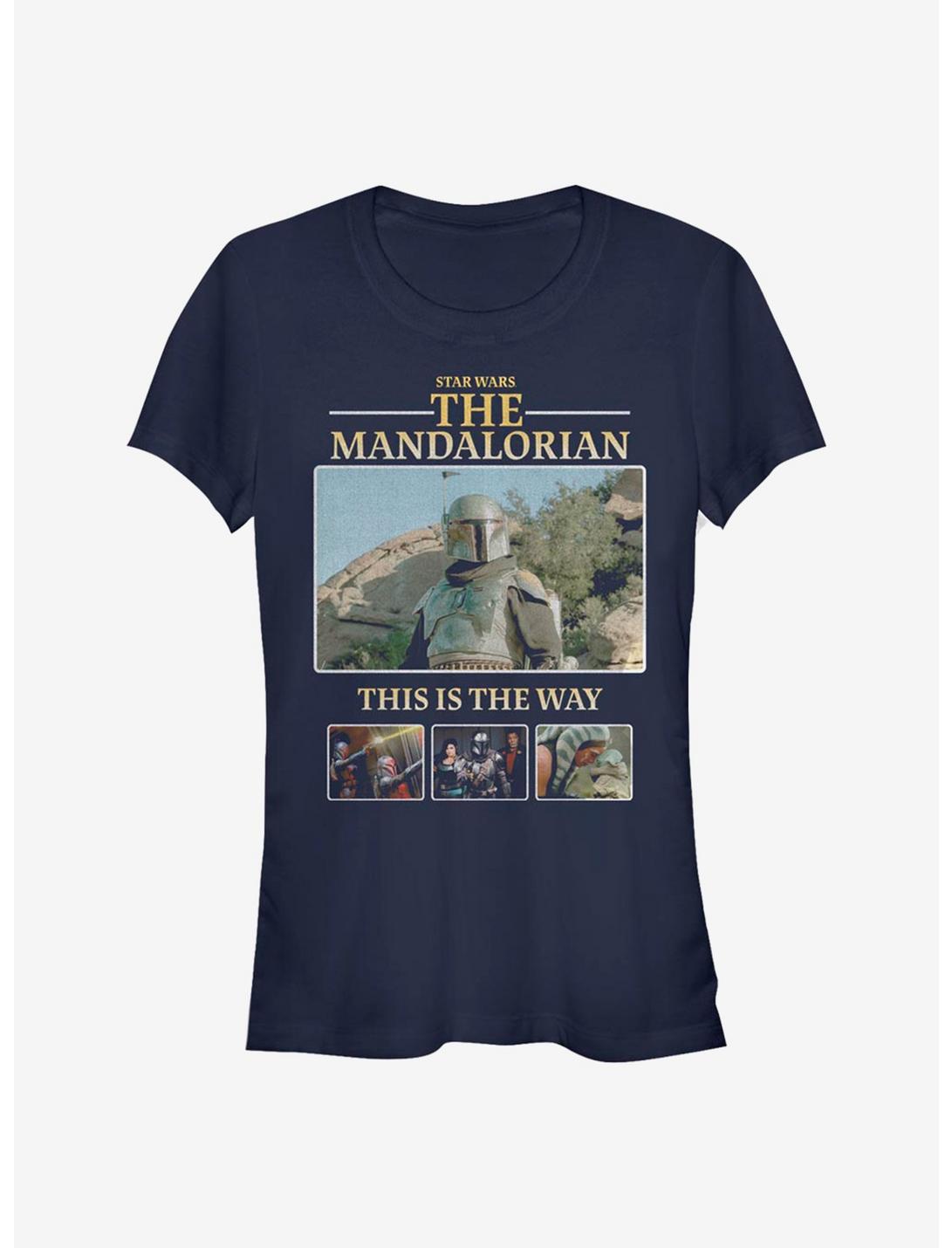 Star Wars The Mandalorian This Is The Way United Front Girls T-Shirt, NAVY, hi-res