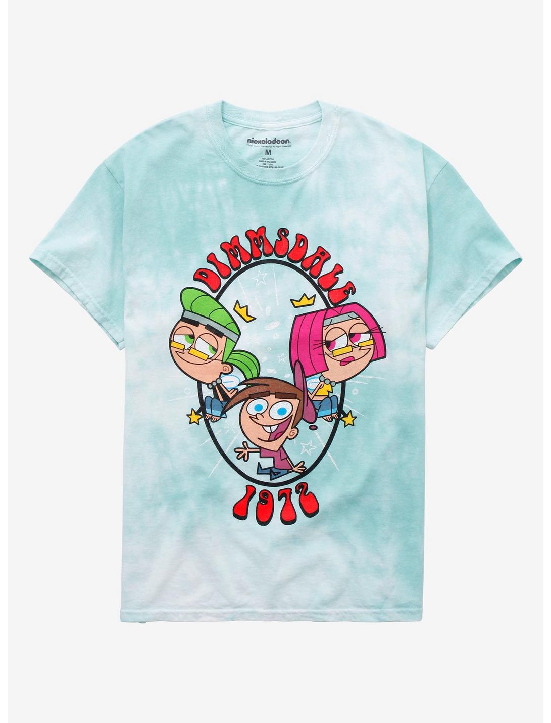 The Fairly OddParents Dimmsdale 1972 T-Shirt - BoxLunch Exclusive, TIE DYE, hi-res