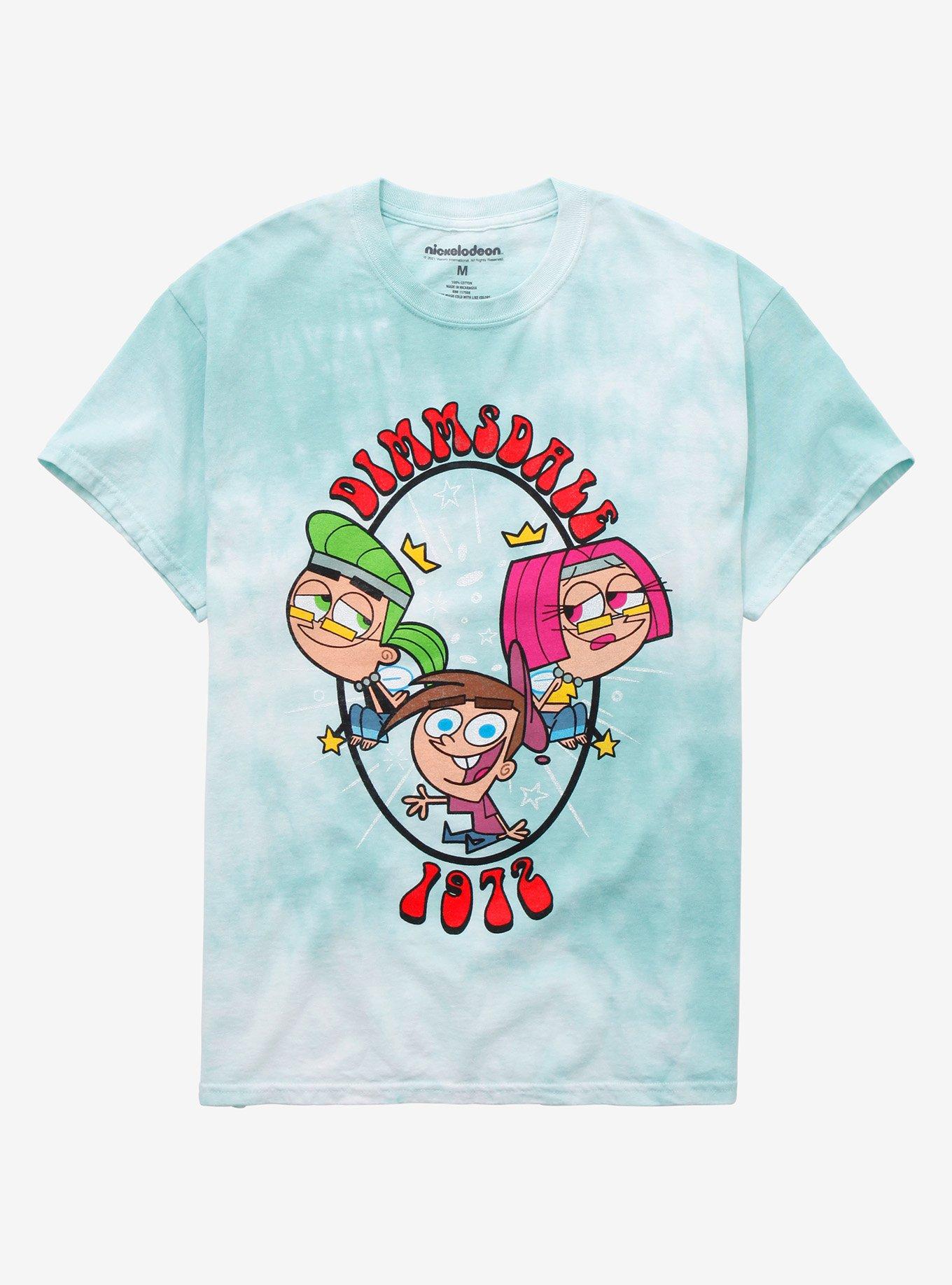 The Fairly OddParents Dimmsdale 1972 T-Shirt - BoxLunch Exclusive, TIE DYE, hi-res