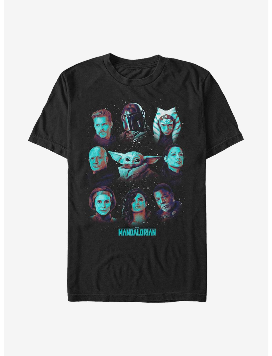 Star Wars The Mandalorian Team Ups T-Shirt, BLACK, hi-res
