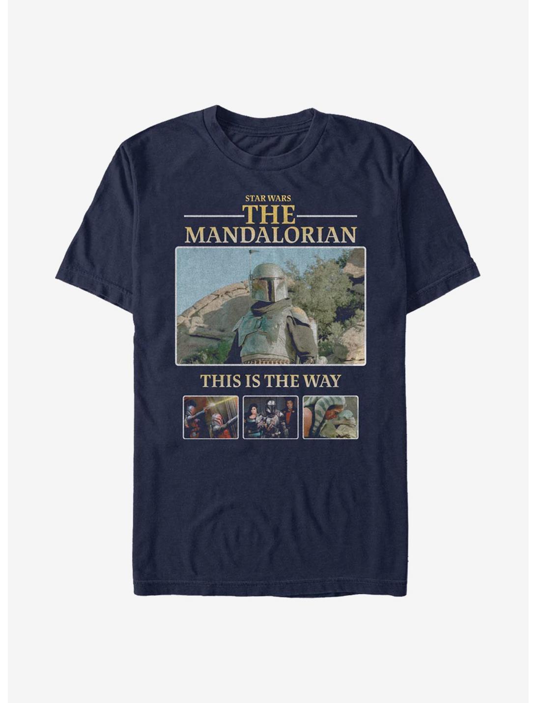 Star Wars The Mandalorian This Is The Way United Front T-Shirt, NAVY, hi-res