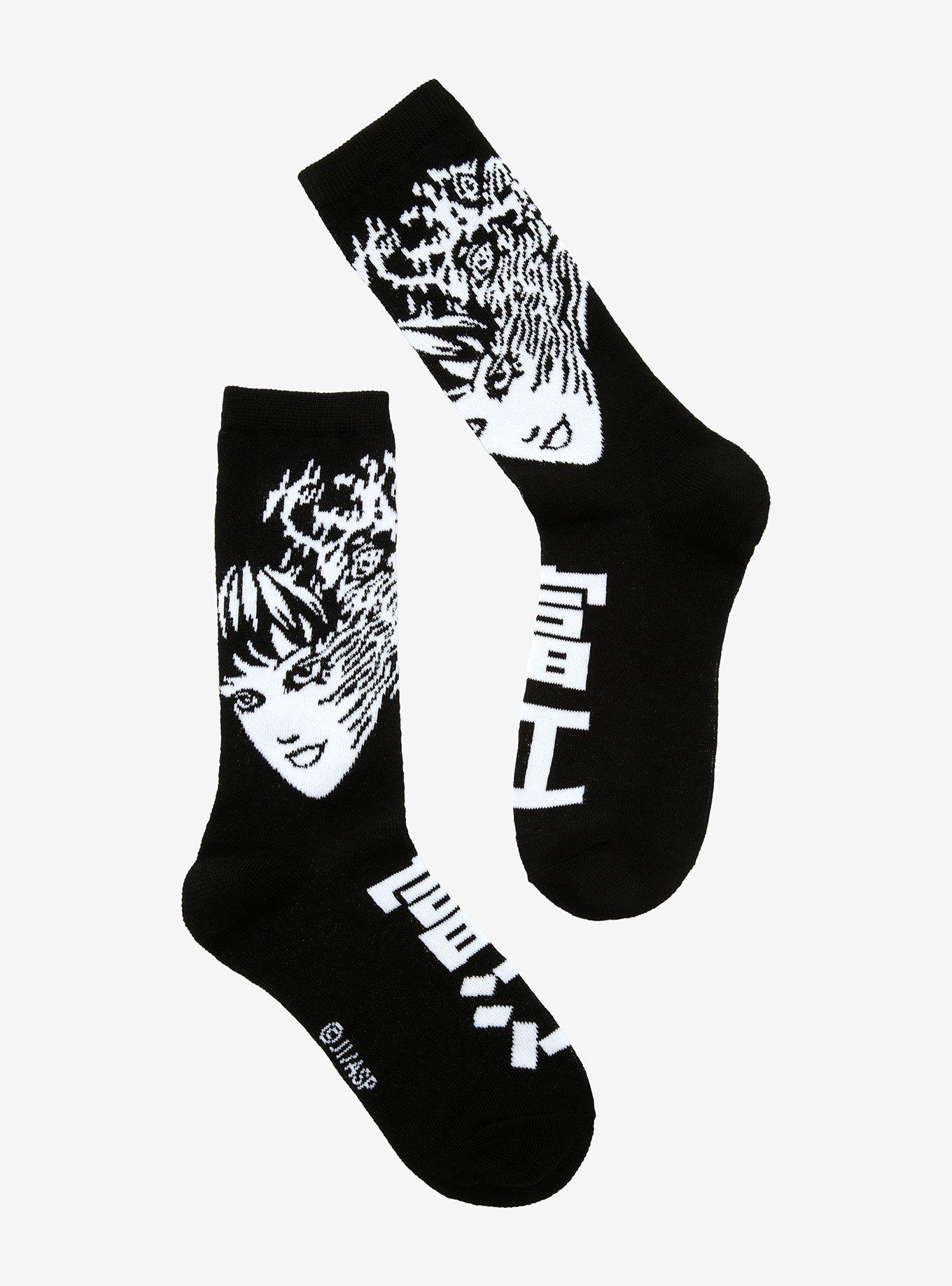 Junji Ito Tomie Face Crew Socks, , hi-res