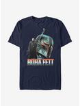 Star Wars The Mandalorian Season 2 Boba Fett T-Shirt, NAVY, hi-res