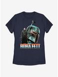 Star Wars The Mandalorian Season 2 Boba Fett Womens T-Shirt, NAVY, hi-res