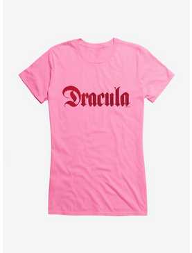 Universal Monsters Dracula Logo Script Girls T-Shirt, , hi-res