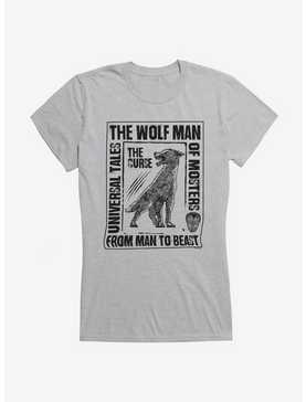Universal Monsters The Wolf Man Tales Of The Beast Girls T-Shirt, , hi-res