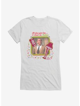 A Christmas Story Must Be Italian Girls T-Shirt, WHITE, hi-res
