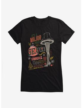 A Christmas Story Soap Poisoning Girls T-Shirt, BLACK, hi-res
