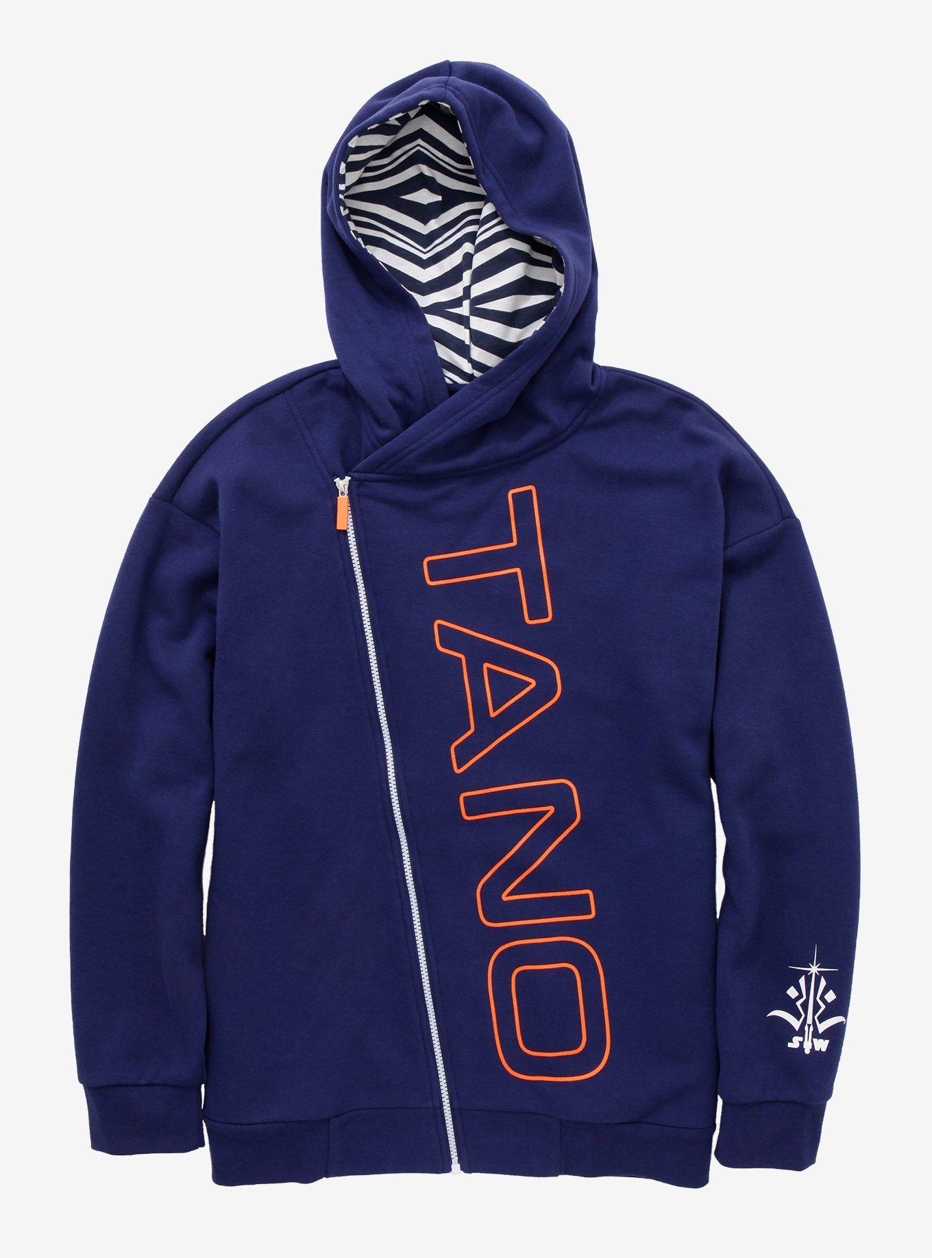 Our Universe Star Wars Ahsoka Tano Asymmetrical Zip Hoodie Her Universe Exclusive, MULTI, hi-res