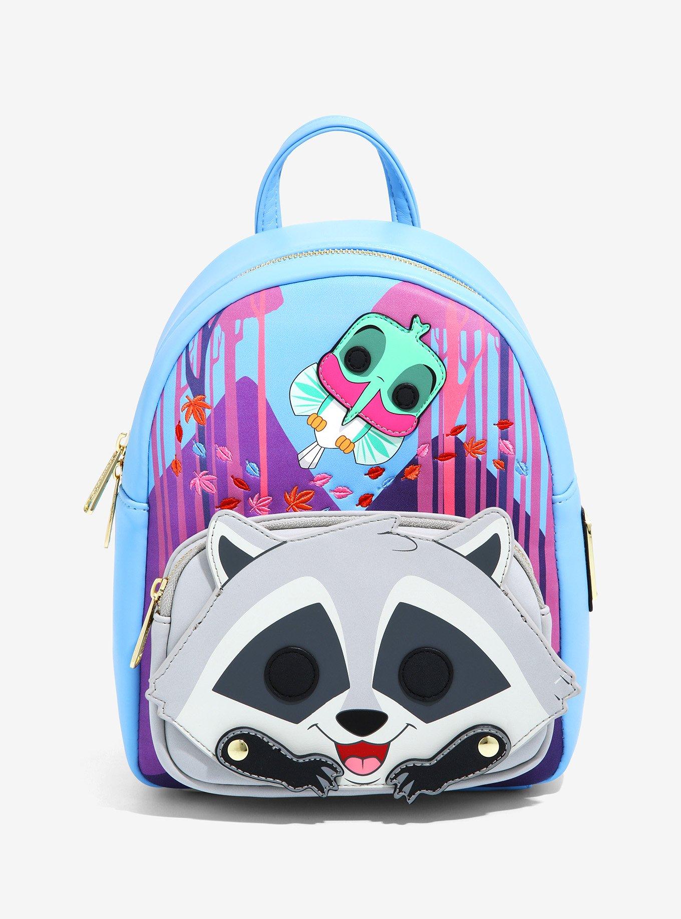 Loungefly Funko Pop! Disney Pocahontas Flit & Meeko Figural Mini Backpack, , hi-res