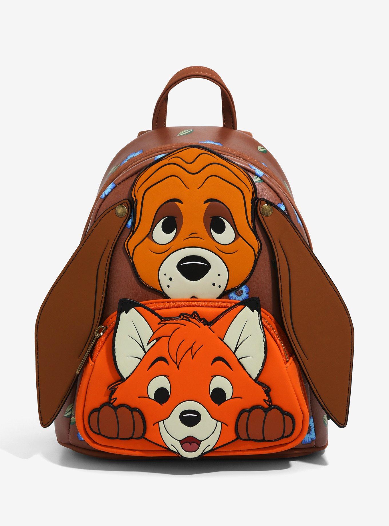 Loungefly Disney The Fox and the Hound Copper & Tod Floral