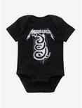Metallica Black Album Infant Bodysuit, BLACK, hi-res