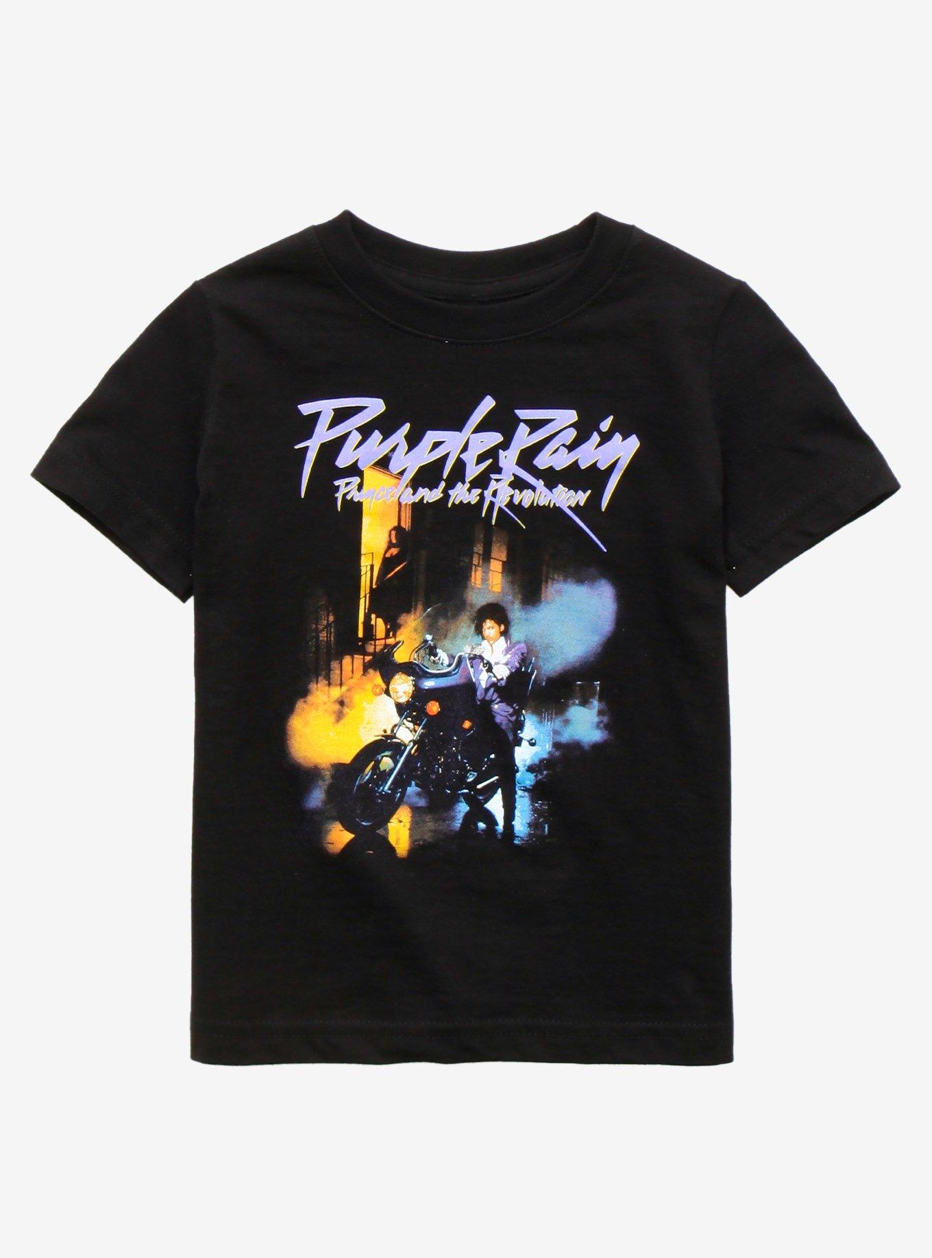 Prince Purple Rain Toddler T-Shirt, BLACK, hi-res