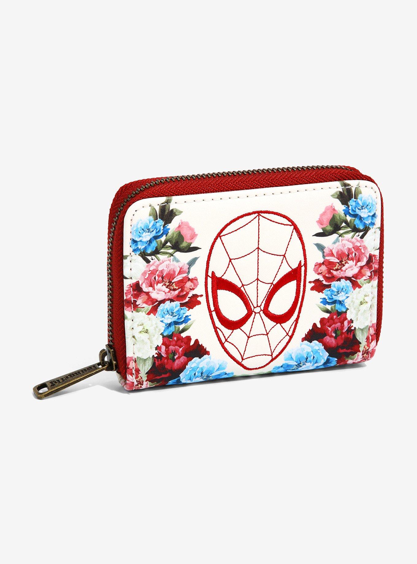 spider man floral loungefly