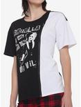 Her Universe Disney Cruella Zipper Split Girls T-Shirt, WHITE, hi-res