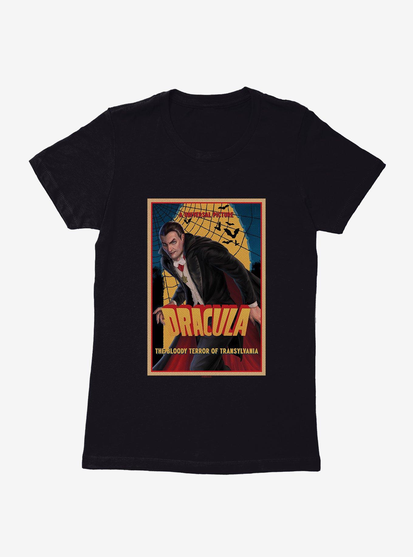 Universal Monsters Dracula Bloody Terror Of Transylvania Womens T-Shirt, , hi-res
