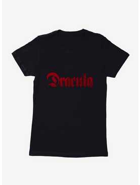 Universal Monsters Dracula Logo Script Womens T-Shirt, , hi-res