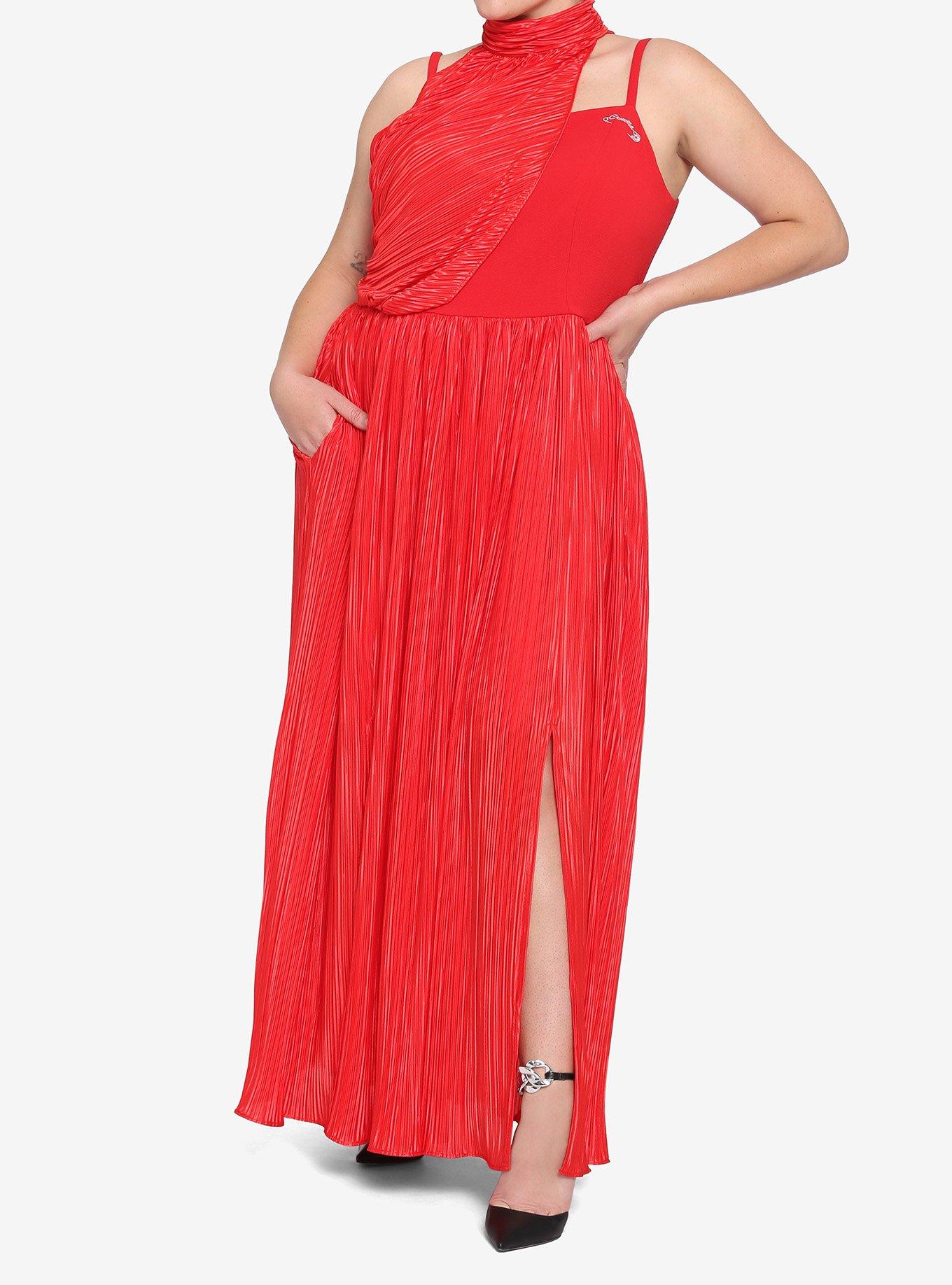 Her Universe Disney Cruella Red Dress Plus Size, RED, hi-res