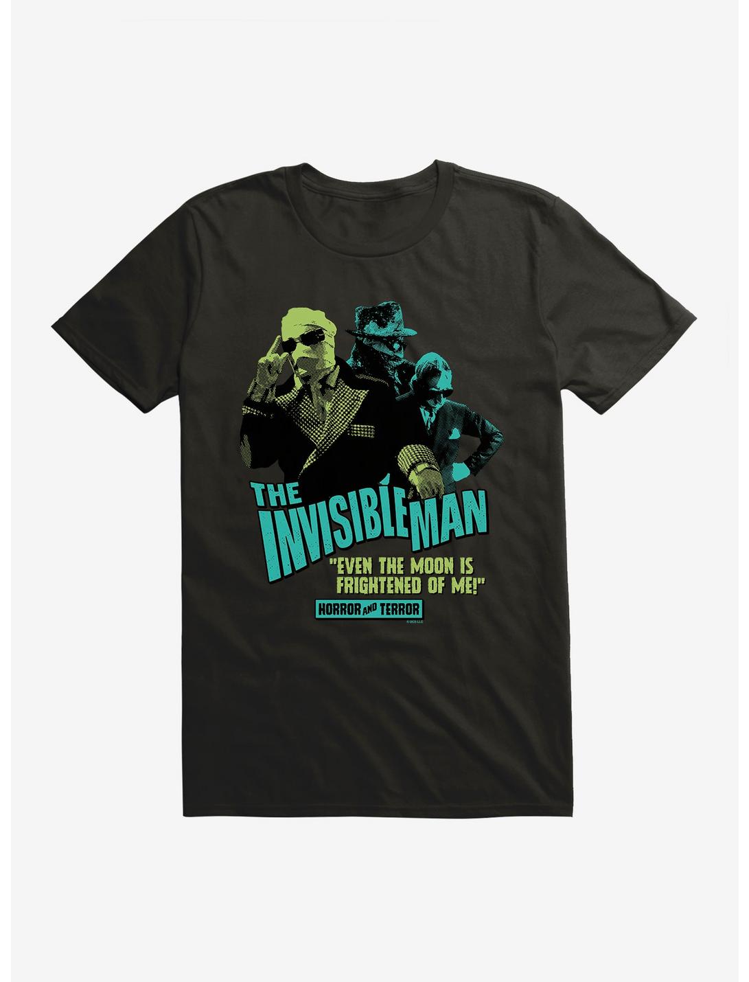 Universal Monsters The Invisible Man Neon Pop Art Movie Quote T-Shirt, , hi-res