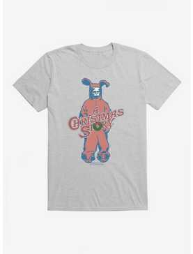 A Christmas Story Bunny Logo T-Shirt, HEATHER GREY, hi-res