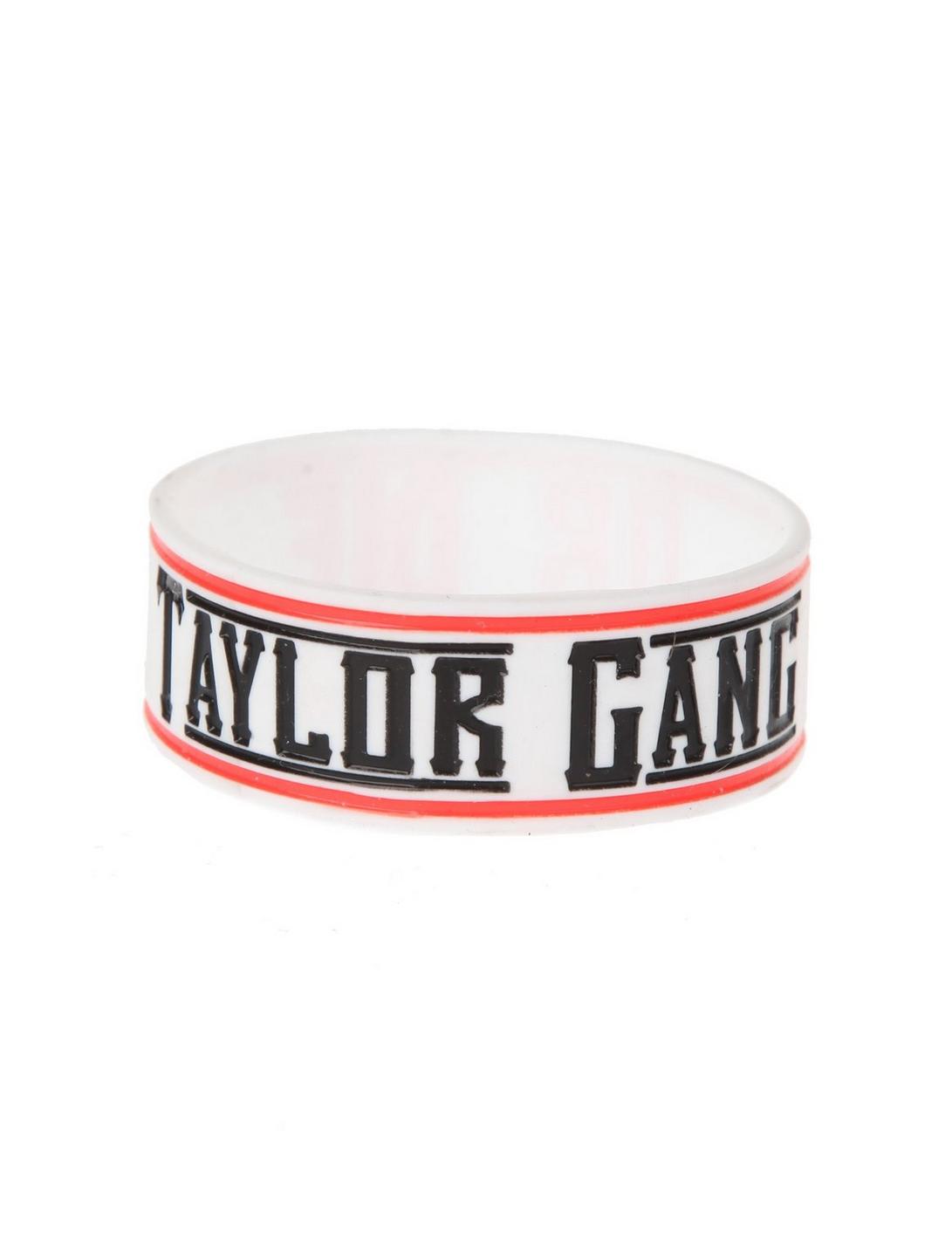 Wiz Khalifa White Taylor Gang Rubber Bracelet, , hi-res