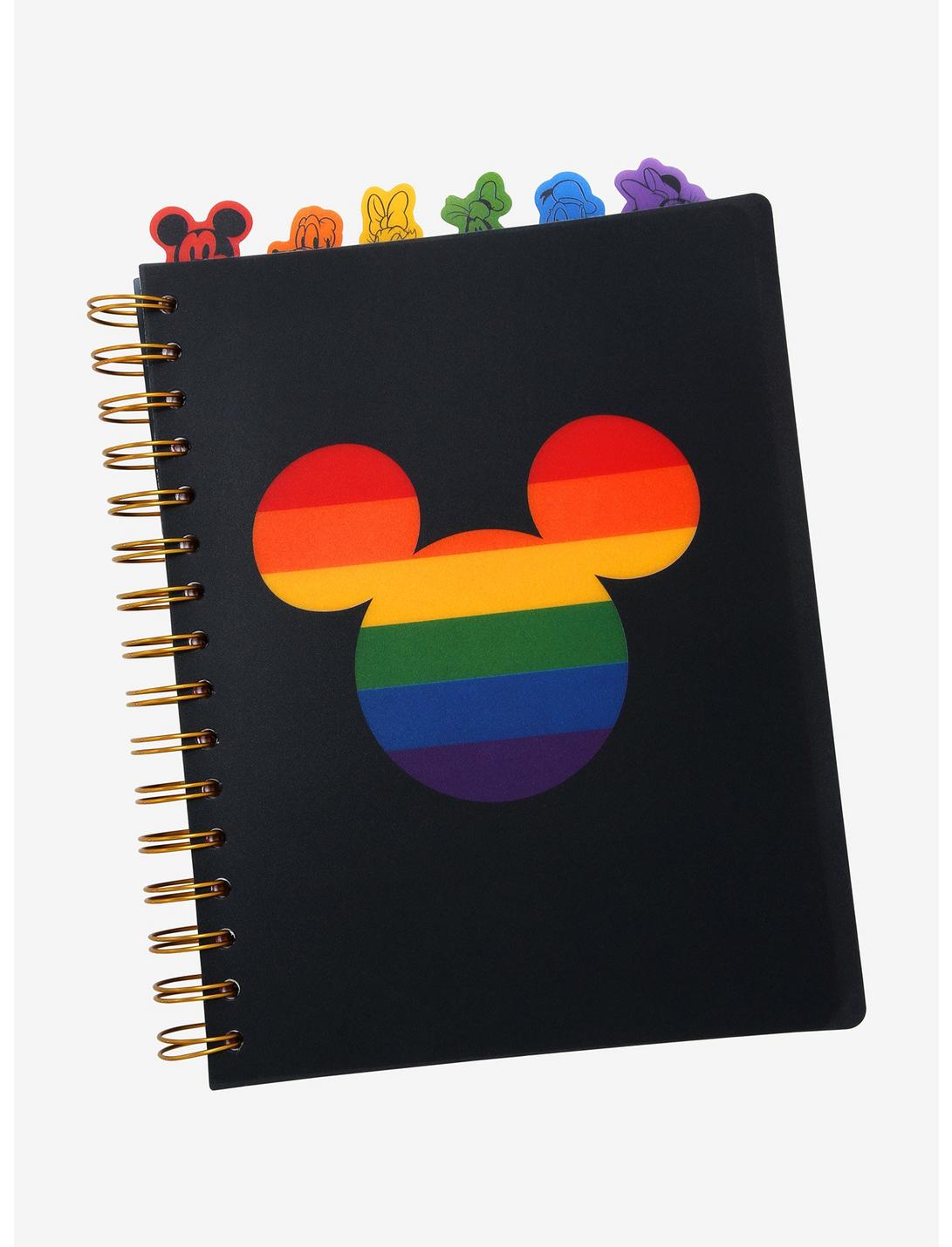 Disney Pride Rainbow Character Tab Journal - BoxLunch Exclusive, , hi-res