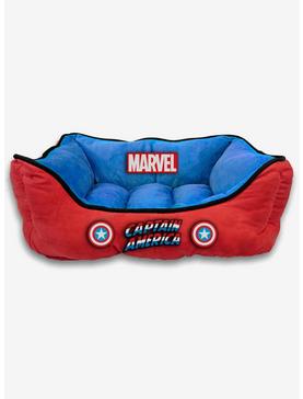 Buckle-Down Marvel Captain America Pet Bed, , hi-res