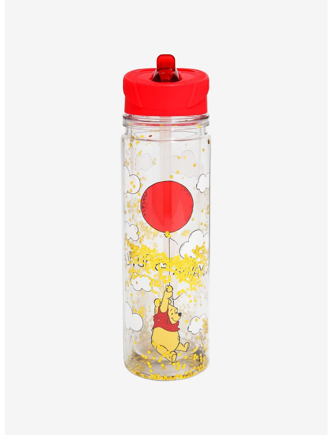Disney Winnie the Pooh Red Balloon Glitter Water Bottle - BoxLunch Exclusive, , hi-res