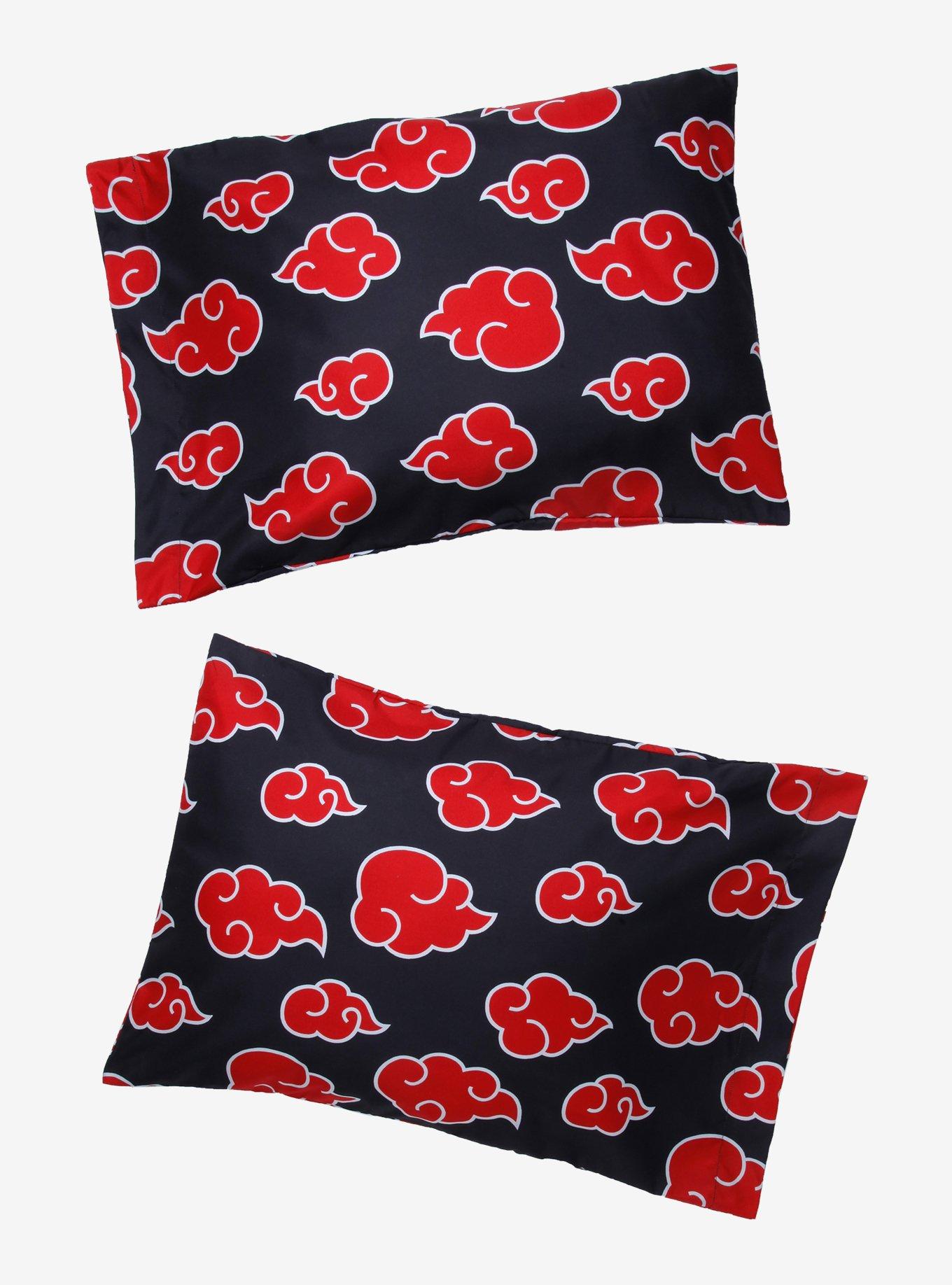 Naruto Shippuden Akatsuki Cloud Pillowcase Set, , hi-res