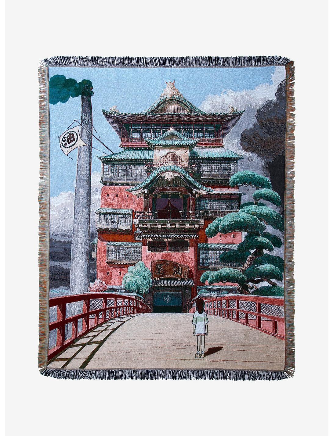Studio Ghibli Spirited Away Yubaba's Bathhouse Tapestry Throw - BoxLunch Exclusive, , hi-res