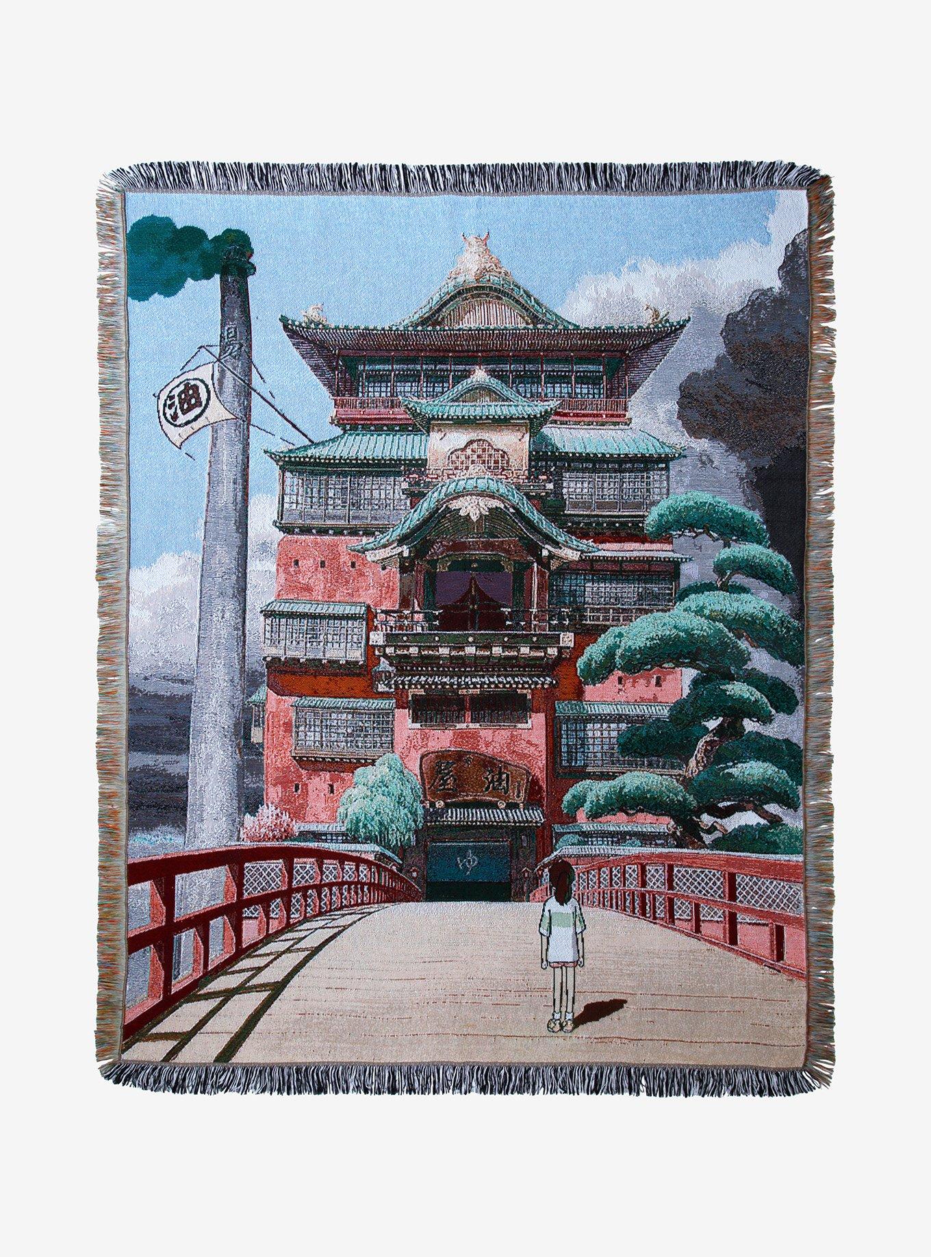 Studio Ghibli Spirited Away Yubaba s Bathhouse Tapestry Throw BoxLunch Exclusive BoxLunch