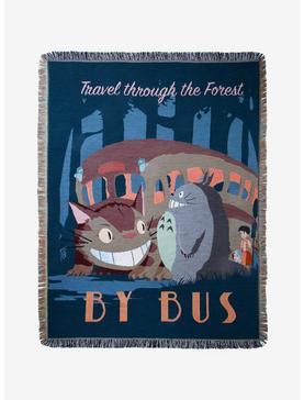 Studio Ghibli My Neighbor Totoro Cat Bus Tapestry Throw - BoxLunch Exclusive, , hi-res