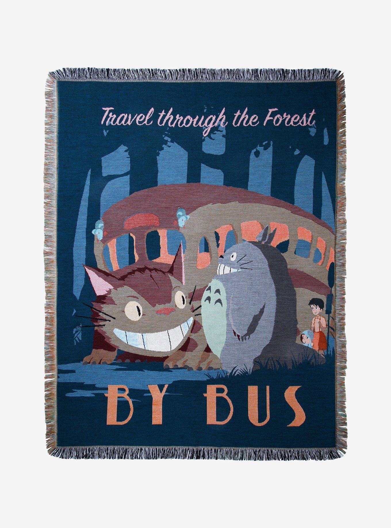 Studio Ghibli My Neighbor Totoro Cat Bus Tapestry Throw - BoxLunch Exclusive, , hi-res