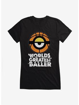 Minions World's Greatest Baller Girls T-Shirt, , hi-res