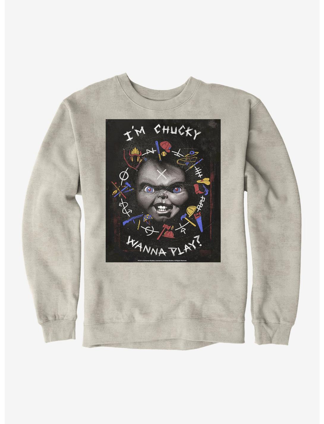 Chucky Wanna Play Sweatshirt, , hi-res