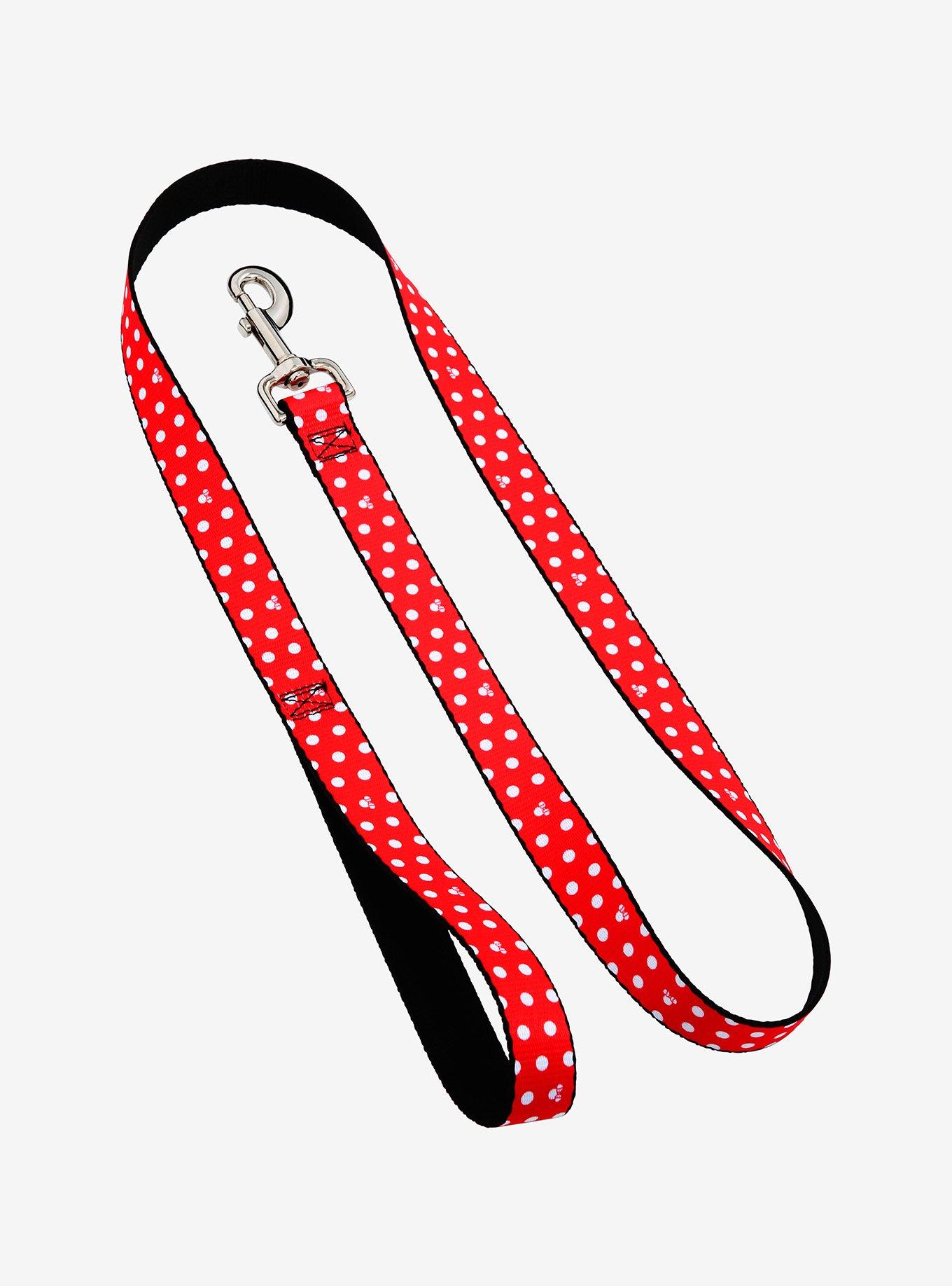Disney Minnie Mouse Polka Dot Dog Leash, , hi-res