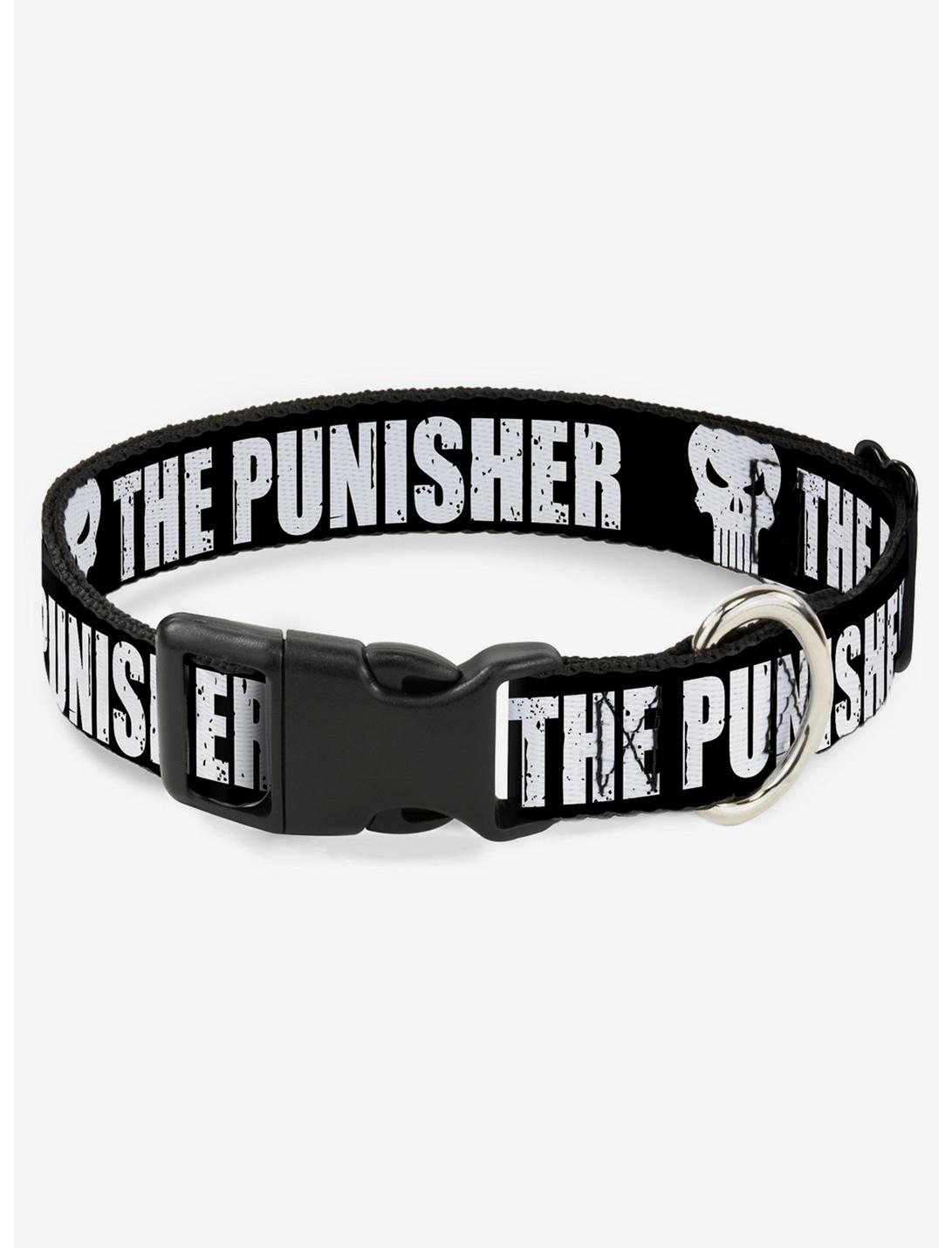 Buckle-Down Marvel The Punisher Logo Dog Collar, MULTI, hi-res