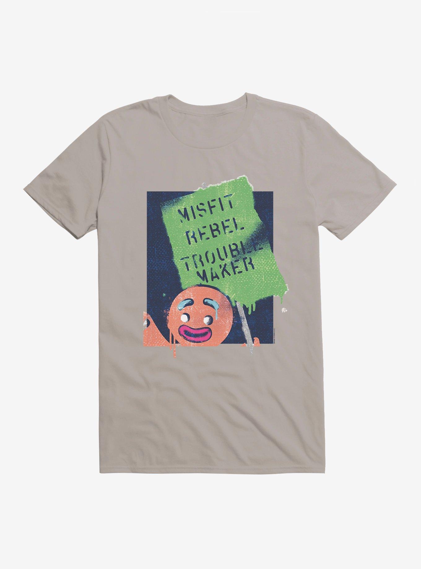 Shrek Gingy Rebel T-Shirt, LIGHT GREY, hi-res