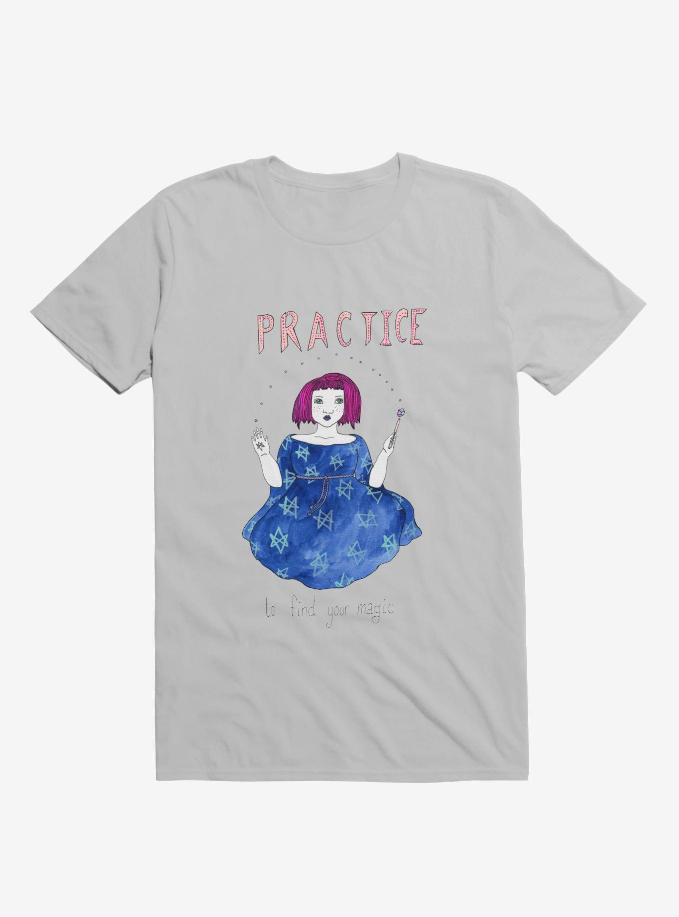 Ritus Practice Magic Witch Ice Grey T-Shirt, ICE GREY, hi-res