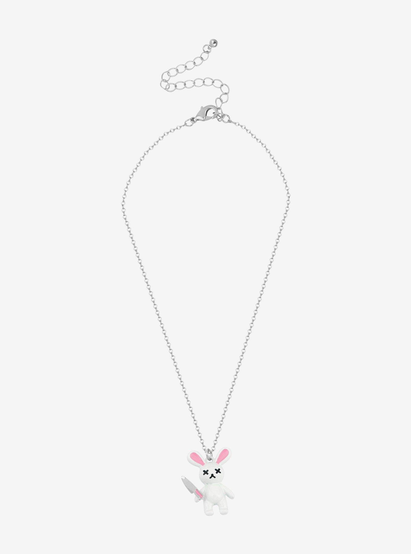 Dead Bunny Knife Necklace, , hi-res