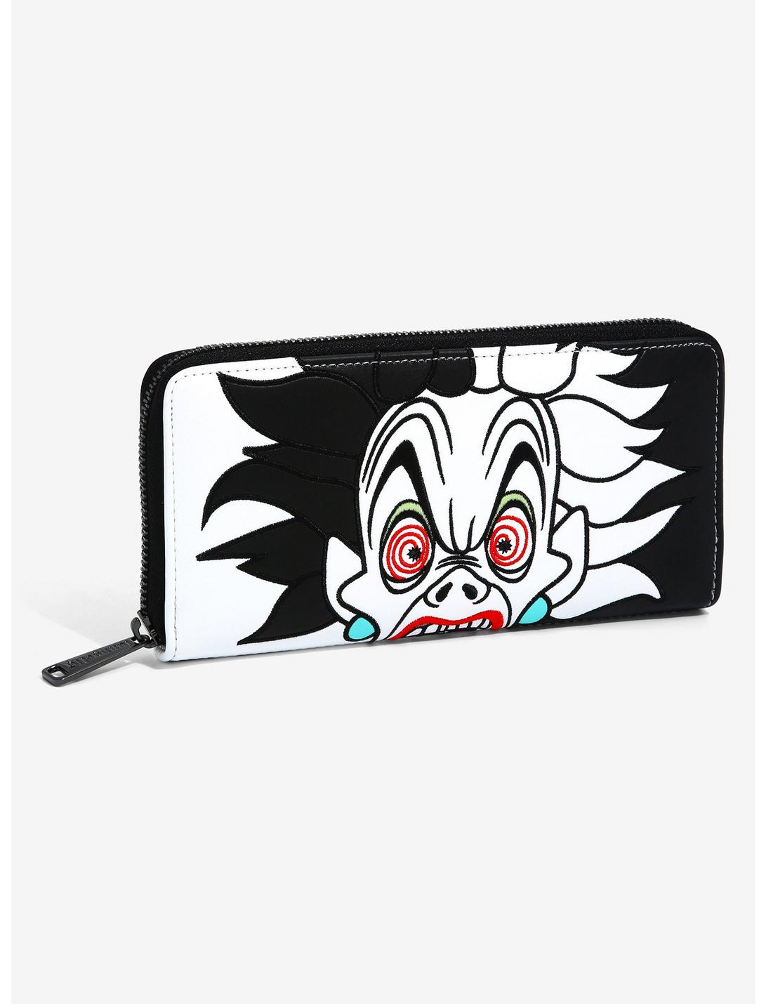 Loungefly Disney 101 Dalmatians Cruella Face Wallet, , hi-res