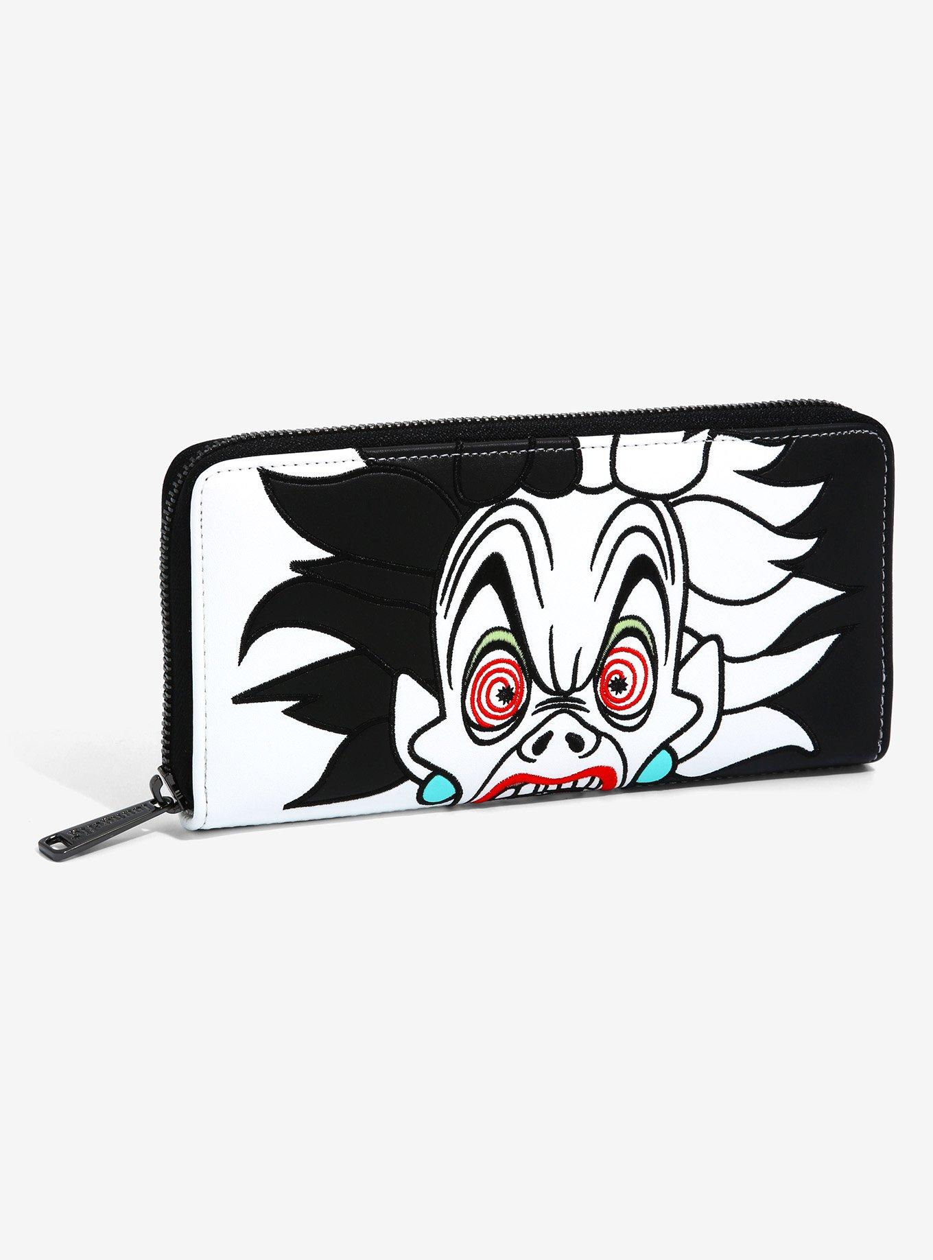 Loungefly Disney 101 Dalmatians Cruella Face Wallet, , hi-res