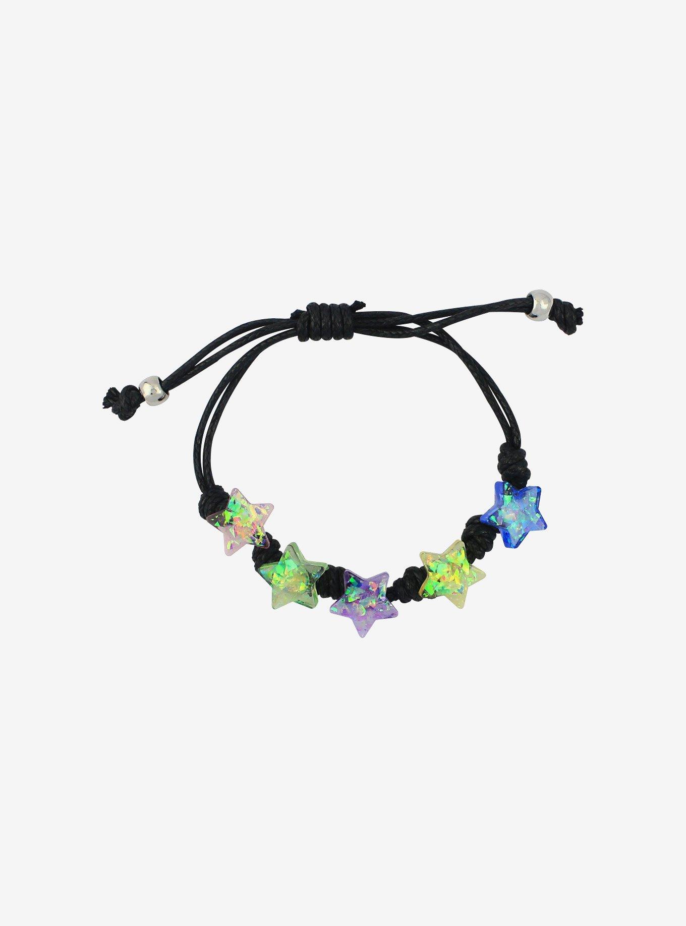 Multicolor Candy Star Cord Bracelet, , hi-res