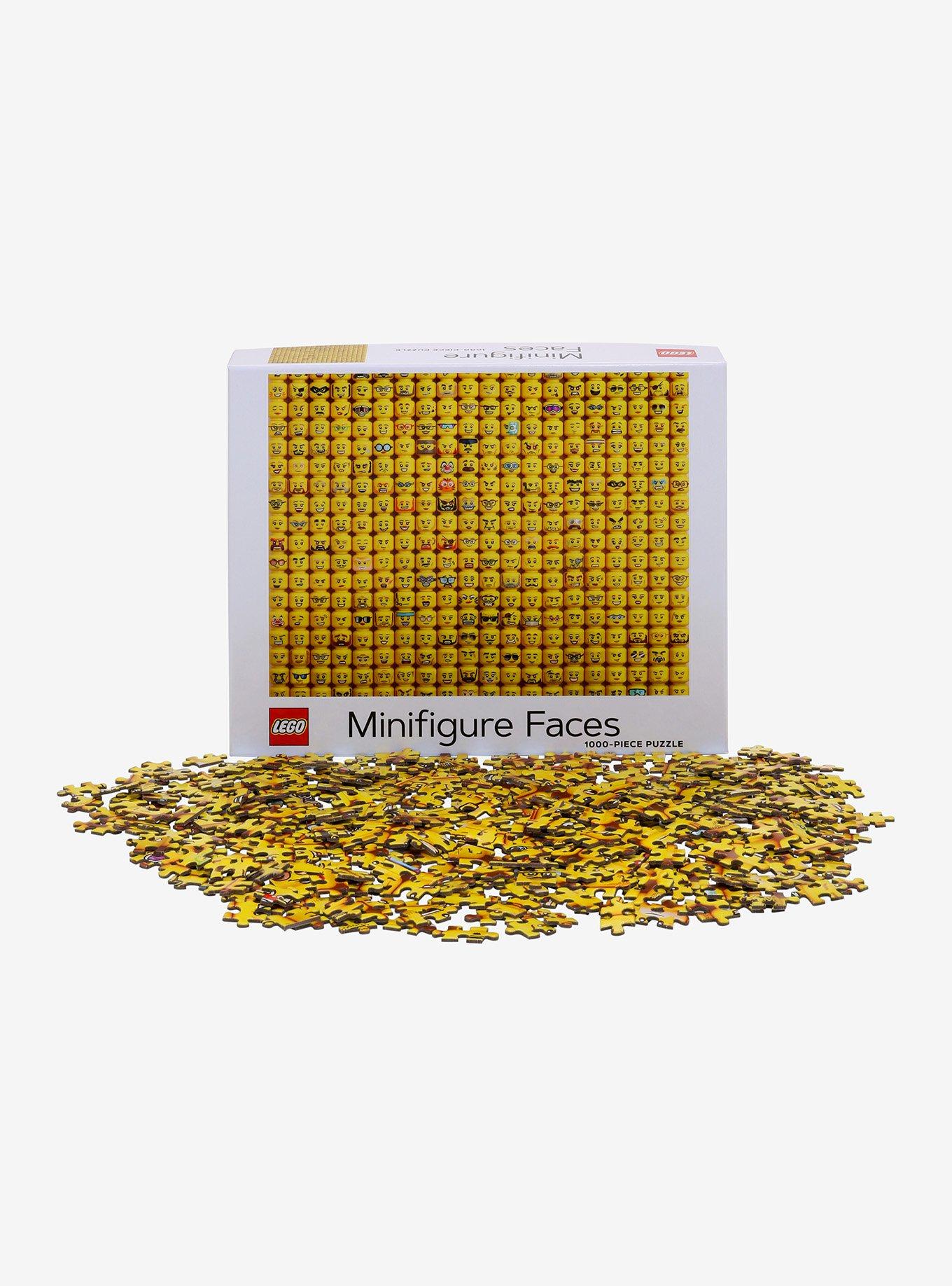 LEGO Minifigure Faces 1000-Piece Puzzle