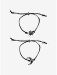 Sun & Moon CZ Best Friend Cord Bracelet Set, , hi-res